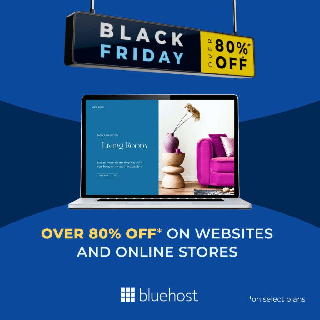 Bluehost black friday deals